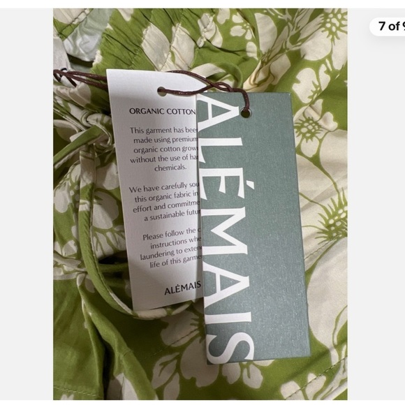 Alemais Leisa Floral Cotton Wide-Leg Shorts UK 4/US 0 NWT - Picture 3 of 11